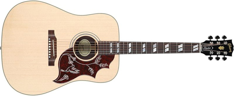 Gibson Hummingbird Studio Walnut 2023 Dreadnought Epicea Noyer Wal - Natural - Elektro-akoestische gitaar - Main picture