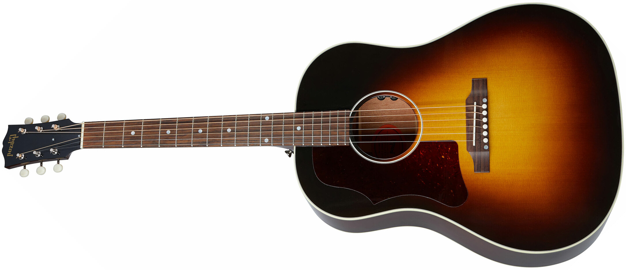 Gibson J-45 50s Lh Original 2020 Dreadnought Gaucher Epicea Acajou Rw - Vintage Sunburst - Elektro-akoestische gitaar - Main picture