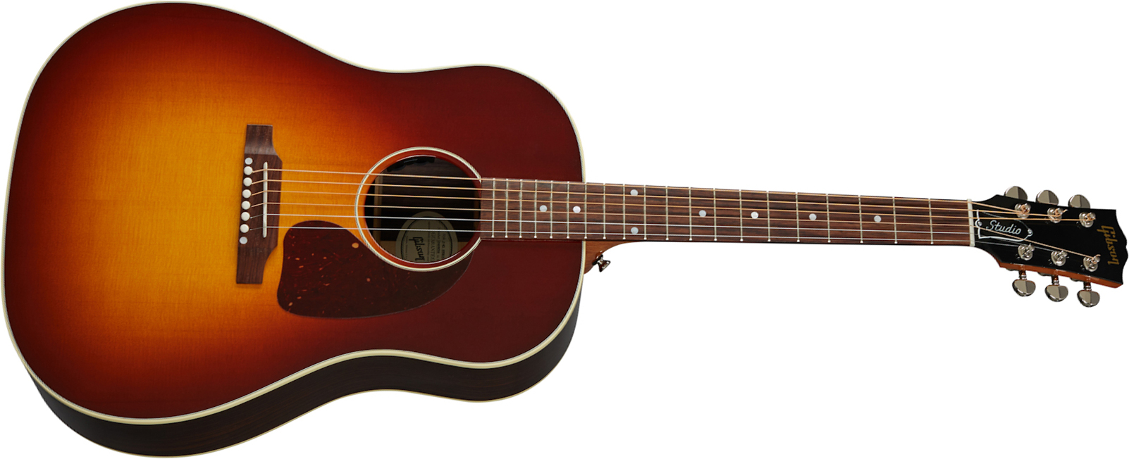 Gibson J-45 Studio Rosewood Modern 2020 Dreadnought Epicea Palissandre Rw - Rosewood Burst - Elektro-akoestische gitaar - Main picture