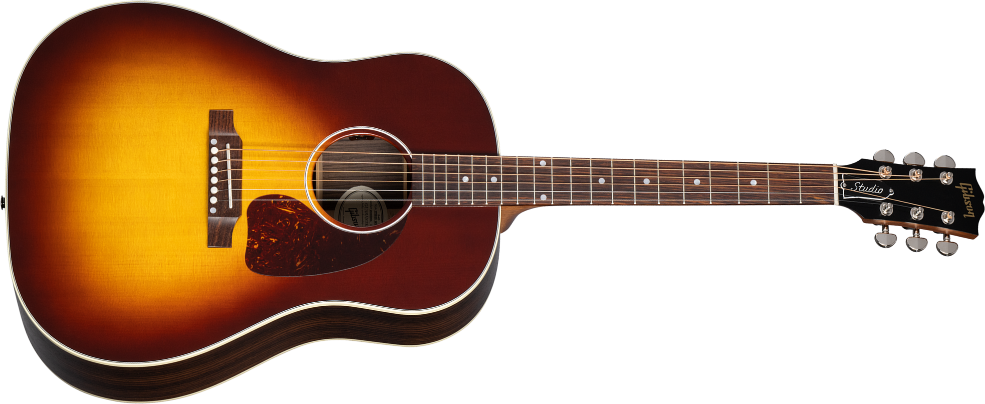 Gibson J-45 Studio Rosewood Modern 2024 Dreadnought Epicea Palissandre Rw - Rosewood Burst - Volksgitaar - Main picture