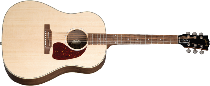 Gibson J-45 Studio Walnut Modern 2024 Dreadnought Epicea Noyer Noy - Satin Natural - Volksgitaar - Main picture