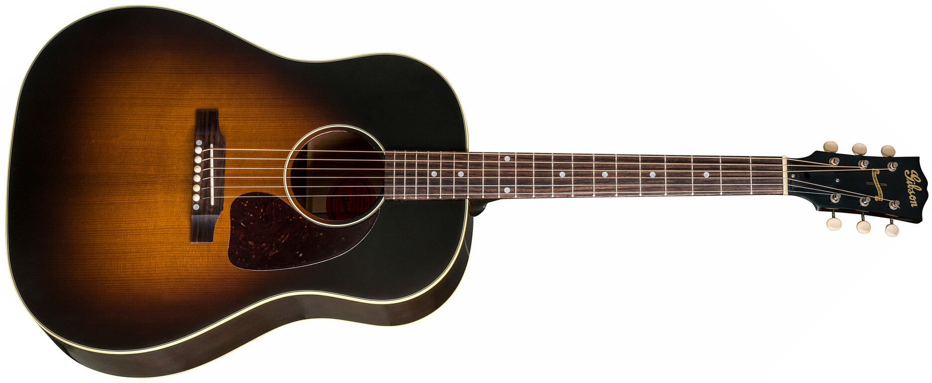 Gibson J-45 Vintage 2018 Dreadnought Epicea Acajou - Vos Vintage Sunburst - Westerngitaar & electro - Main picture