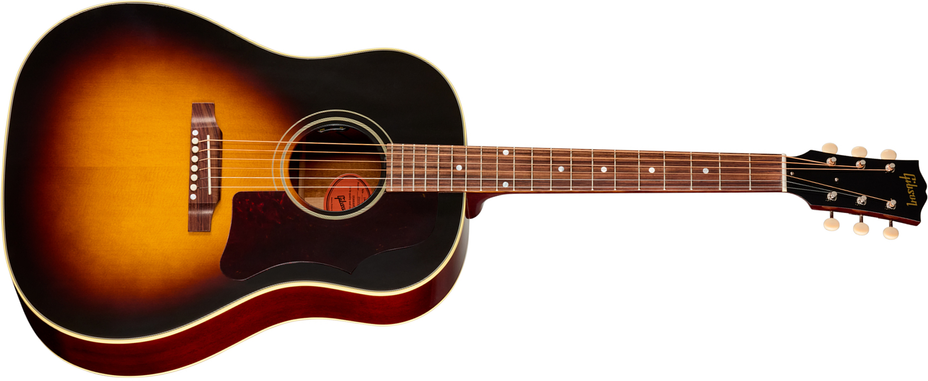 Gibson J45 60s Original (baggs Hifi Dna) Dreadnought Epicea Acajou Rw - Vintage Sunburst - Folk gitaar - Main picture