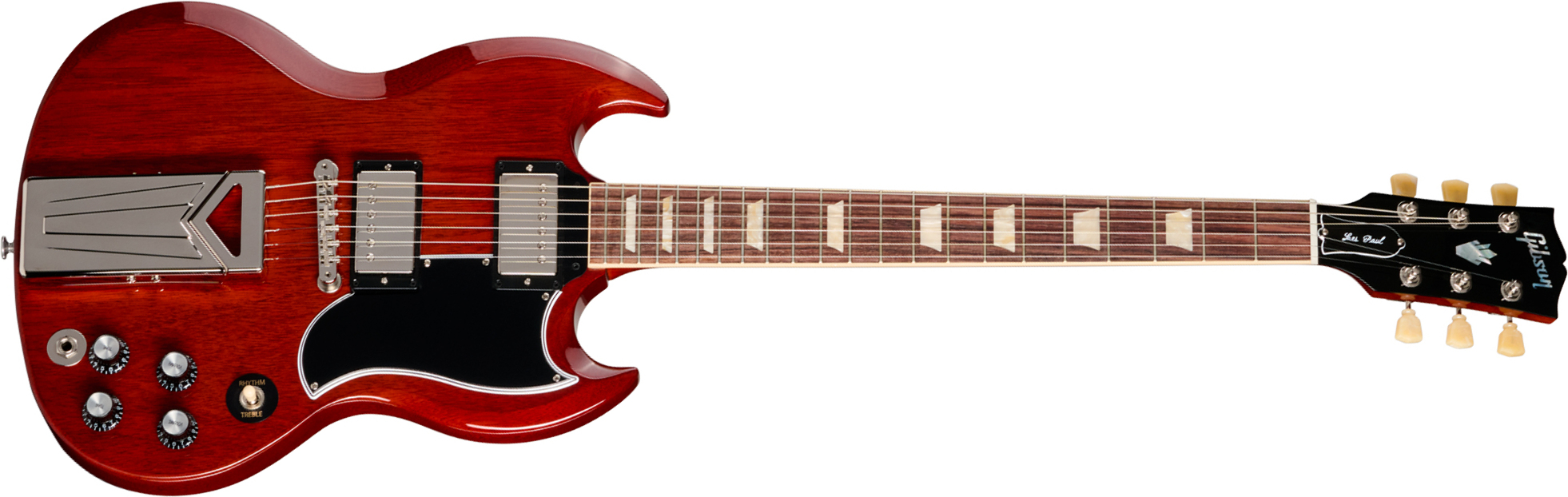 Gibson Jake Kiszka Sg Standard Ltd Signature 2h Ht Rw - Faded Vintage Cherry - Double cut gitaar - Main picture