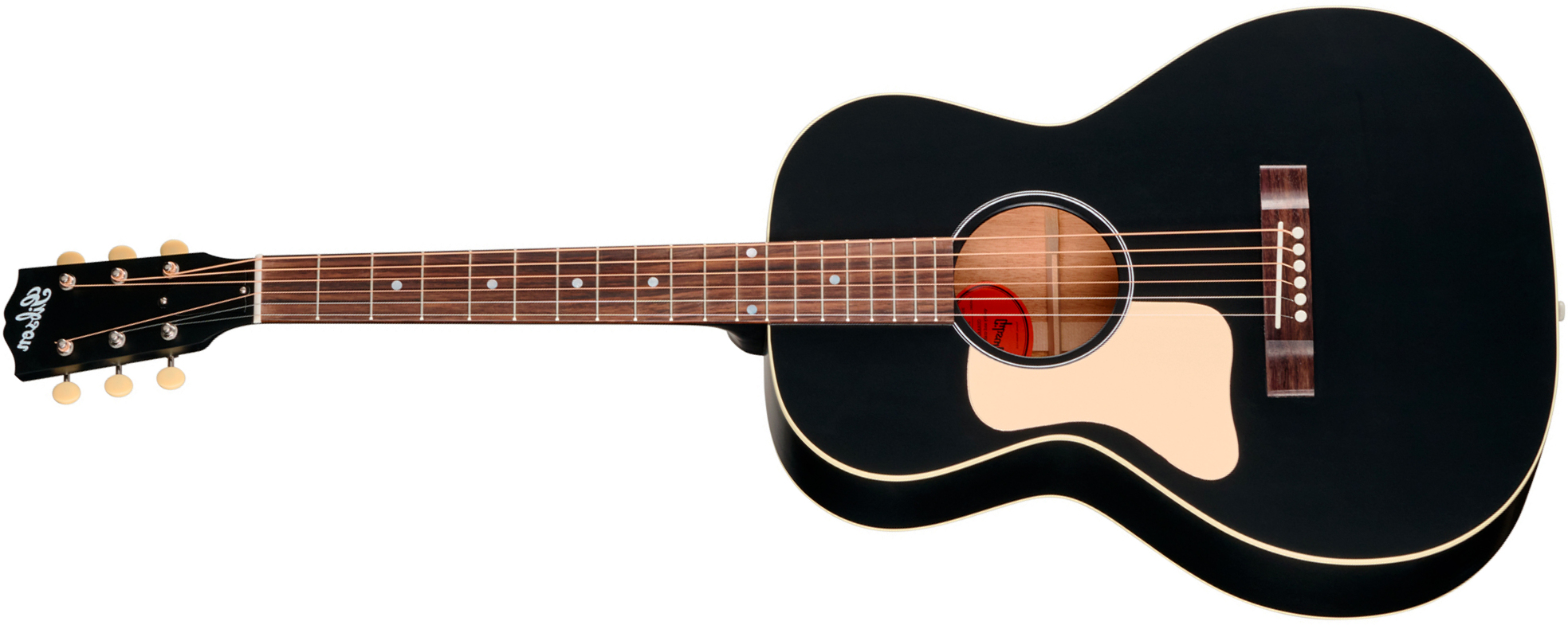 Gibson L00 Century 12-fret Lh Parlor Shsc Gaucher Epicea Acajou Rw - Ebony Satin - Folk gitaar - Main picture