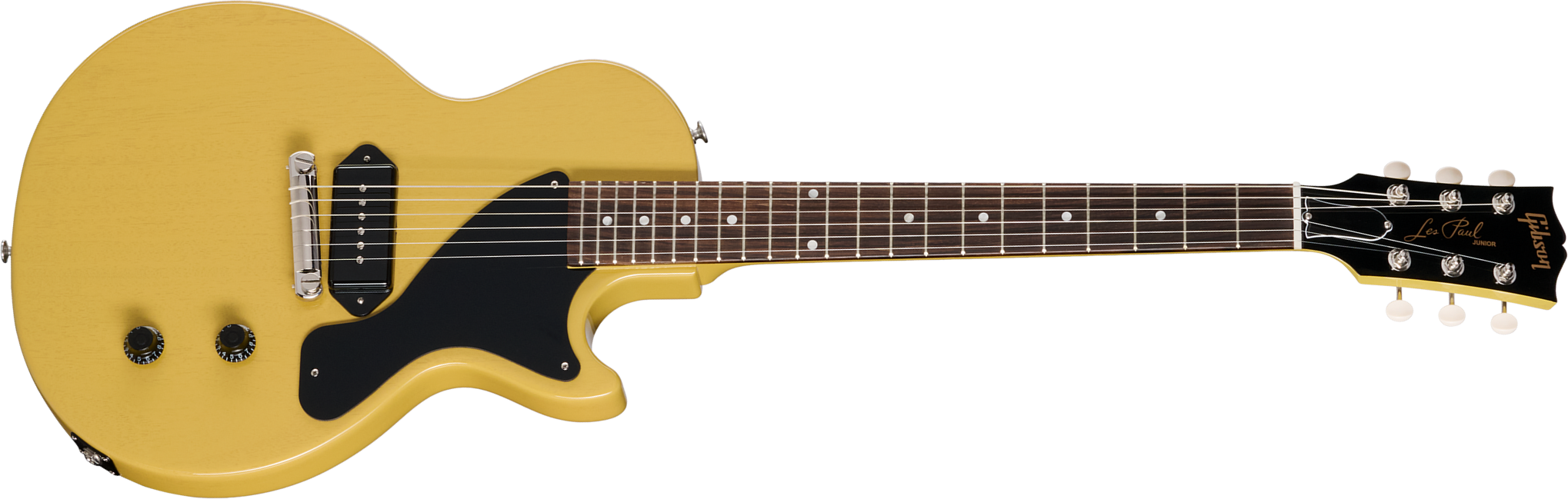 Gibson Les Paul Junior Original Usa 1s P90 Ht Rw - Tv Yellow - Enkel gesneden elektrische gitaar - Main picture