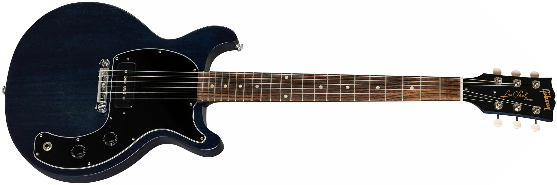 Gibson Les Paul Junior Tribute 2019 P90 Ht Rw - Blue Stain - Enkel gesneden elektrische gitaar - Main picture