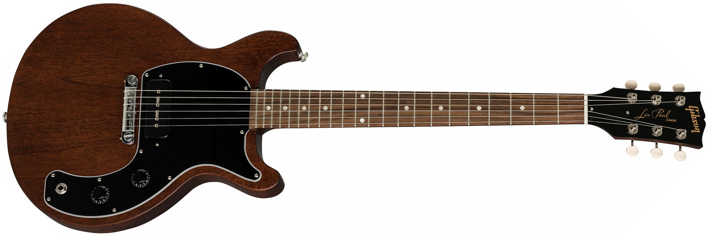 Gibson Les Paul Junior Tribute 2019 P90 Ht Rw - Worn Brown - Enkel gesneden elektrische gitaar - Main picture