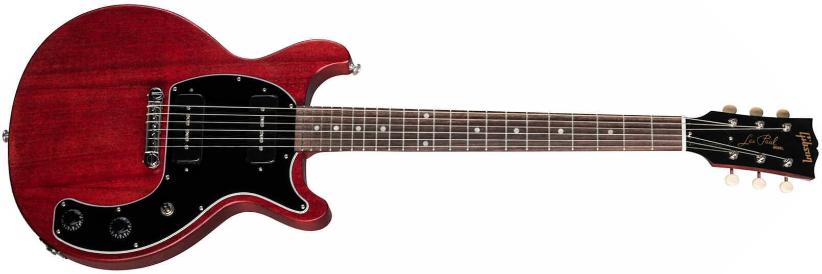 Gibson Les Paul Special Tribute Dc Modern 2p90 Ht Rw - Worn Cherry - Guitarra eléctrica de doble corte. - Main picture