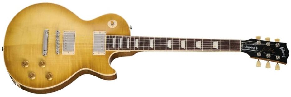 Gibson Les Paul Standard 50s Faded 2h Burstbucker Ht Rw - Vintage Honey Burst - Single cut gitaar - Main picture