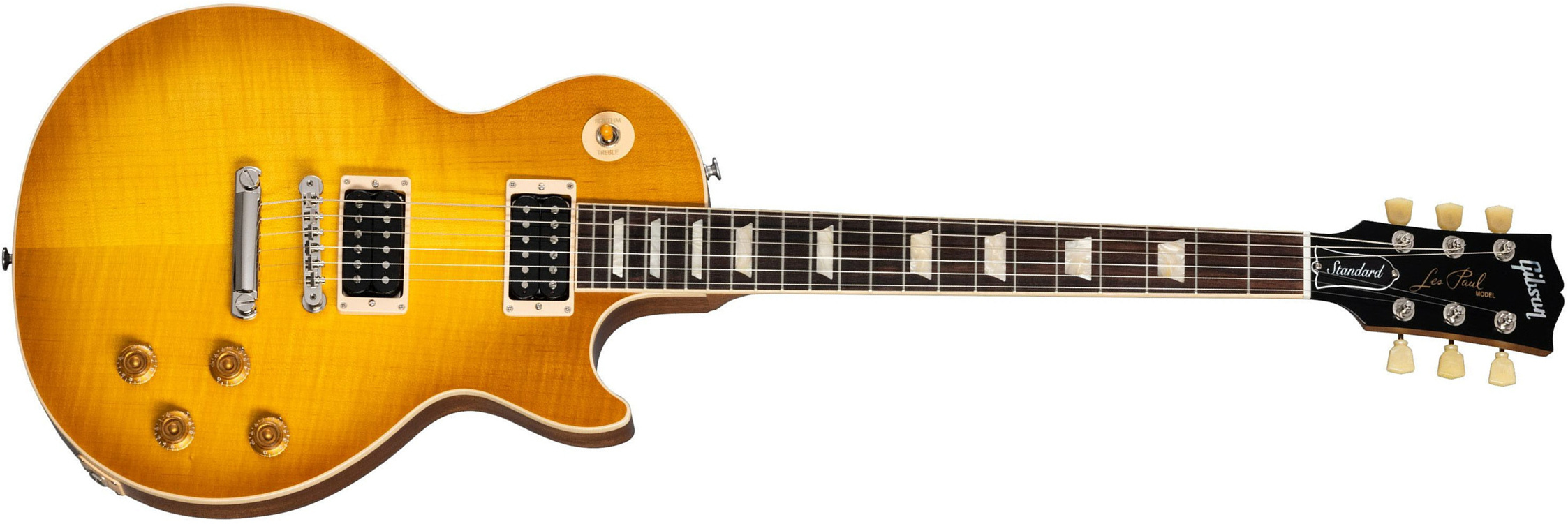 Gibson Les Paul Standard 50s Faded Original 2h Ht Rw - Vintage Honey Burst - Enkel gesneden elektrische gitaar - Main picture