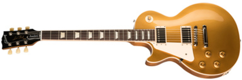 Gibson Les Paul Standard 50s Lh Original Gaucher 2h Ht Rw - Gold Top - Linkshandige elektrische gitaar - Main picture