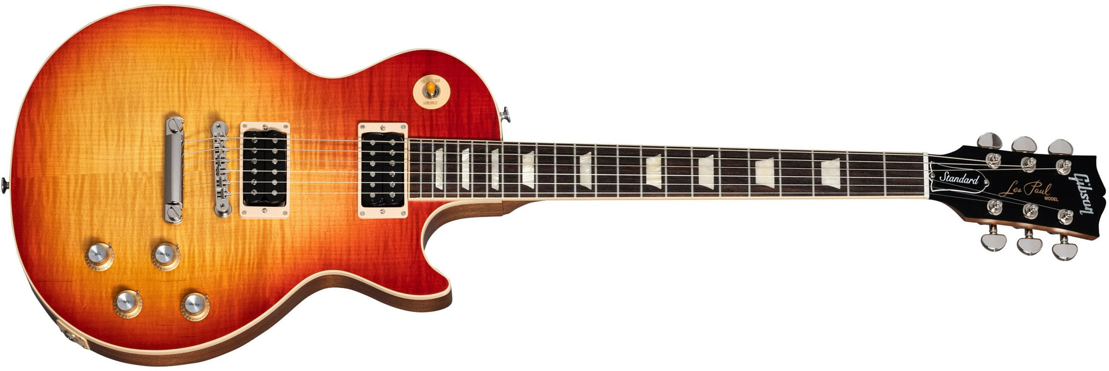 Gibson Les Paul Standard 60s Faded Original 2h Ht Rw - Vintage Cherry Sunburst - Enkel gesneden elektrische gitaar - Main picture