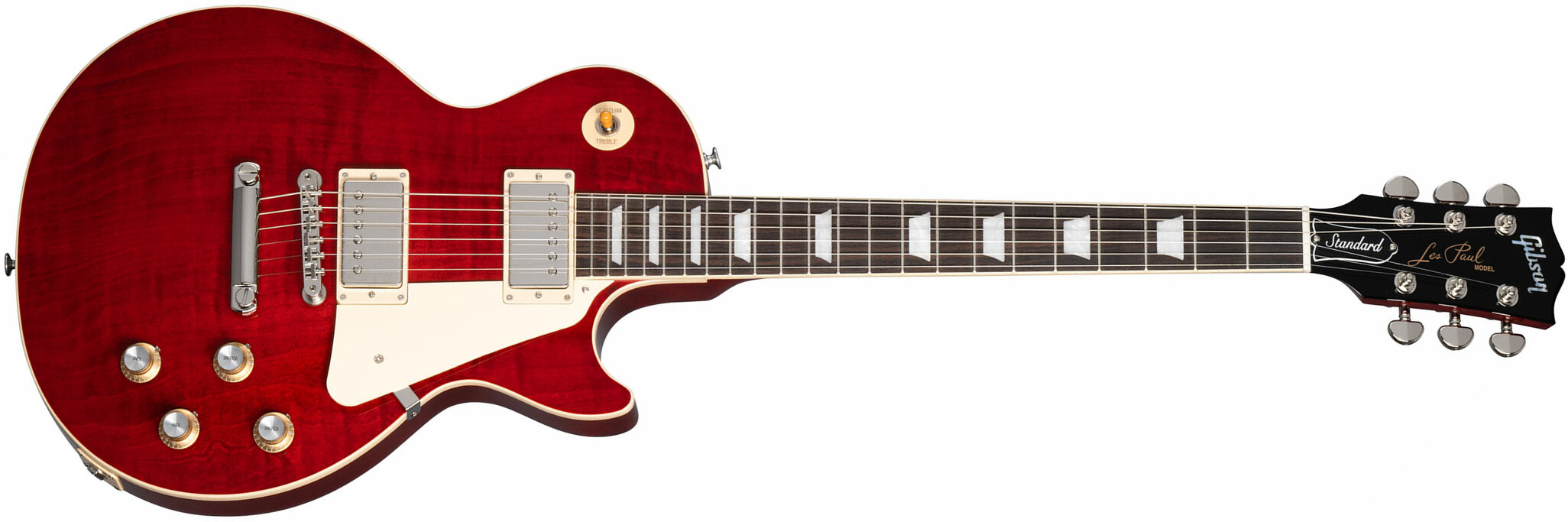 Gibson Les Paul Standard 60s Figured Original 2h Ht Rw - 60s Cherry - Enkel gesneden elektrische gitaar - Main picture