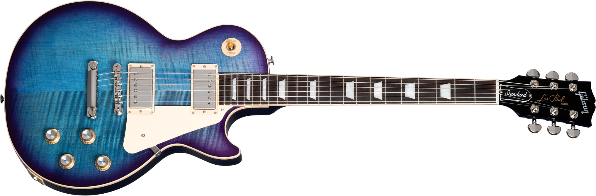 Gibson Les Paul Standard 60s Figured Original 2h Ht Rw - Blueberry Burst - Enkel gesneden elektrische gitaar - Main picture