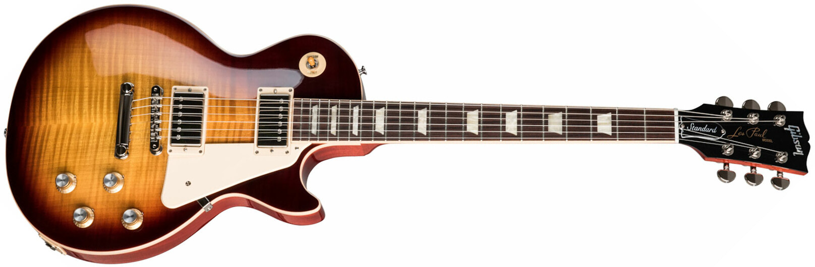 Gibson Les Paul Standard 60s Original 2h Ht Rw - Bourbon Burst - Enkel gesneden elektrische gitaar - Main picture