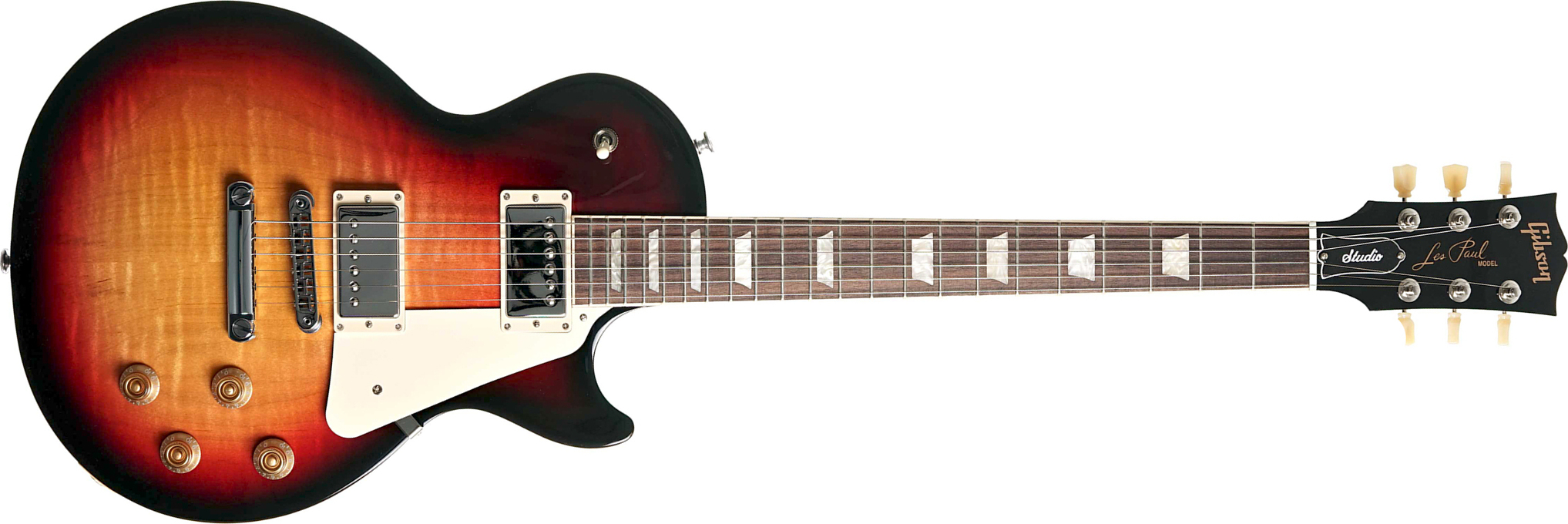 Gibson Les Paul Studio Figured Top Modern Usa 2h Ht Rw - Triburst - Single cut gitaar - Main picture
