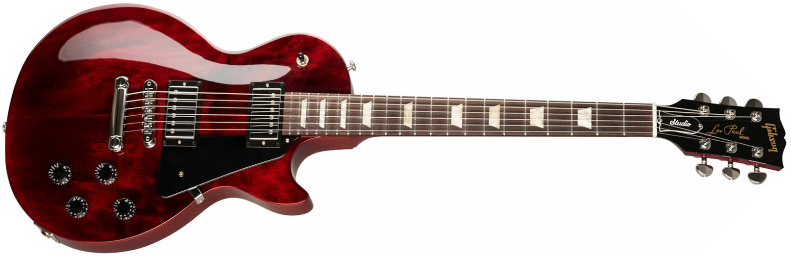 Gibson Les Paul Studio Modern 2019 2h Ht Rw - Wine Red - Enkel gesneden elektrische gitaar - Main picture