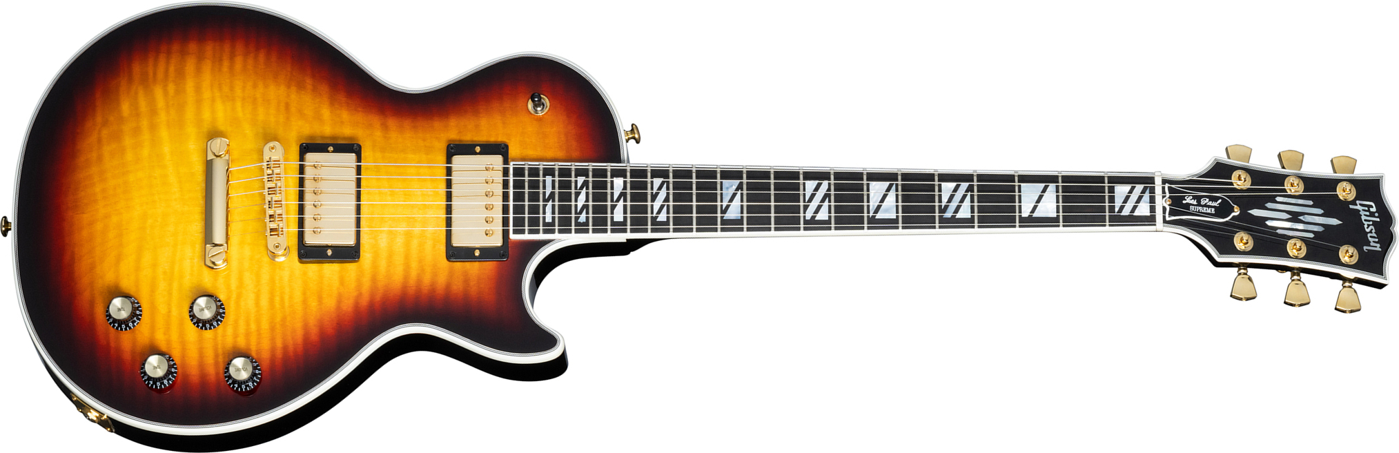 Gibson Les Paul Supreme 2023 2h Ht Eb - Fireburst - Enkel gesneden elektrische gitaar - Main picture