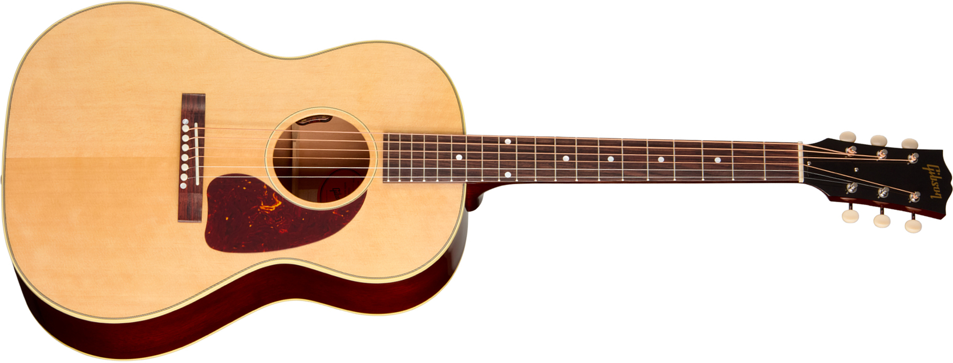 Gibson Lg2 50s Original (baggs Hifi Dna) Concert Epicea Acajou Rw - Antique Natural - Folk gitaar - Main picture