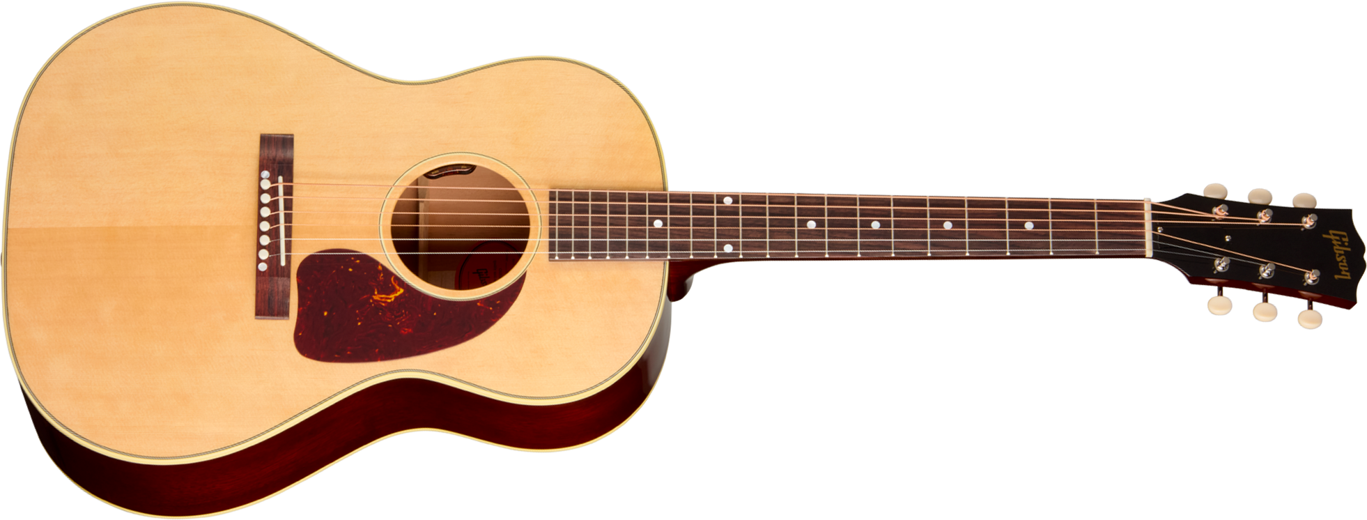 Gibson Lg2 50s Original Concert Epicea Acajou Rw - Antique Natural - Folk gitaar - Main picture