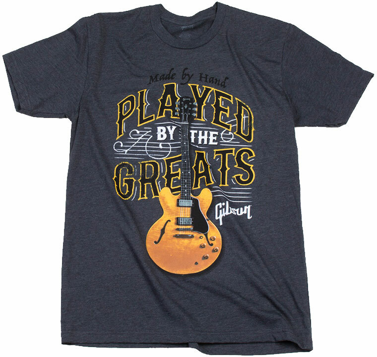 Gibson Played By The Greats T Large Charcoal - L - T-shirt - Main picture