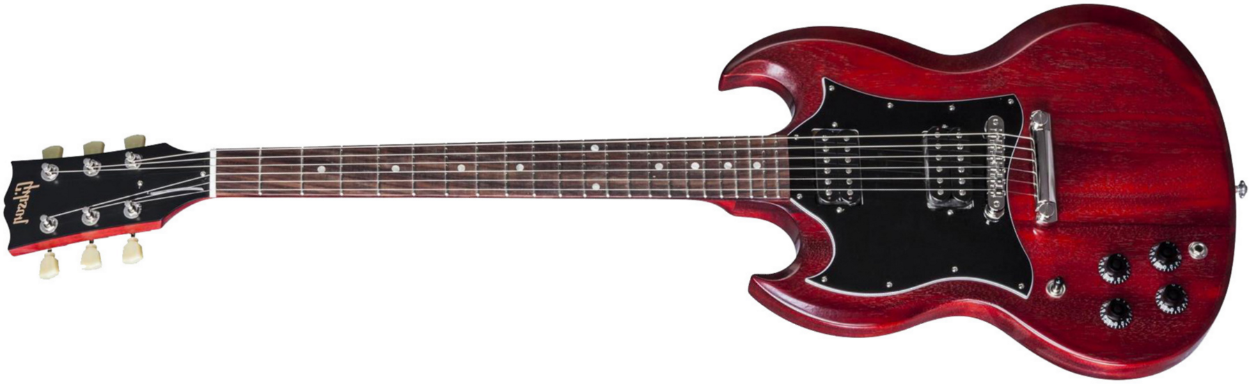 Gibson Sg Faded 2017 T Lh Traditional Gaucher - Worn Cherry - Linkshandige elektrische gitaar - Main picture