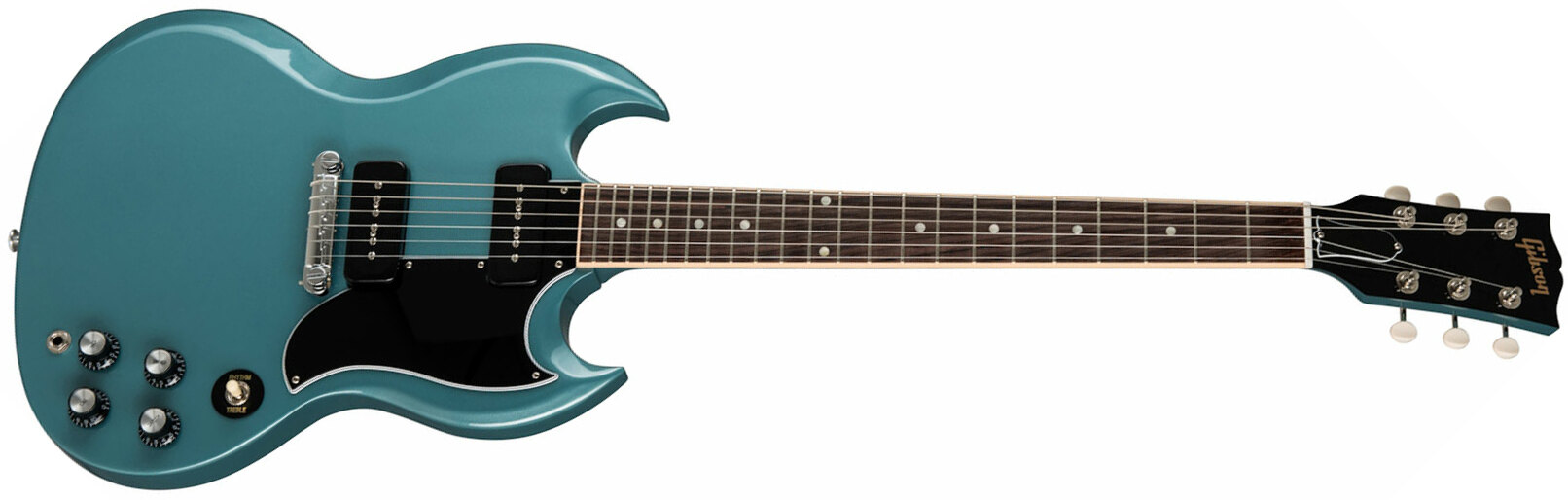 Gibson Sg Special Original P90 - Pelham Blue - Retro-rock elektrische gitaar - Main picture