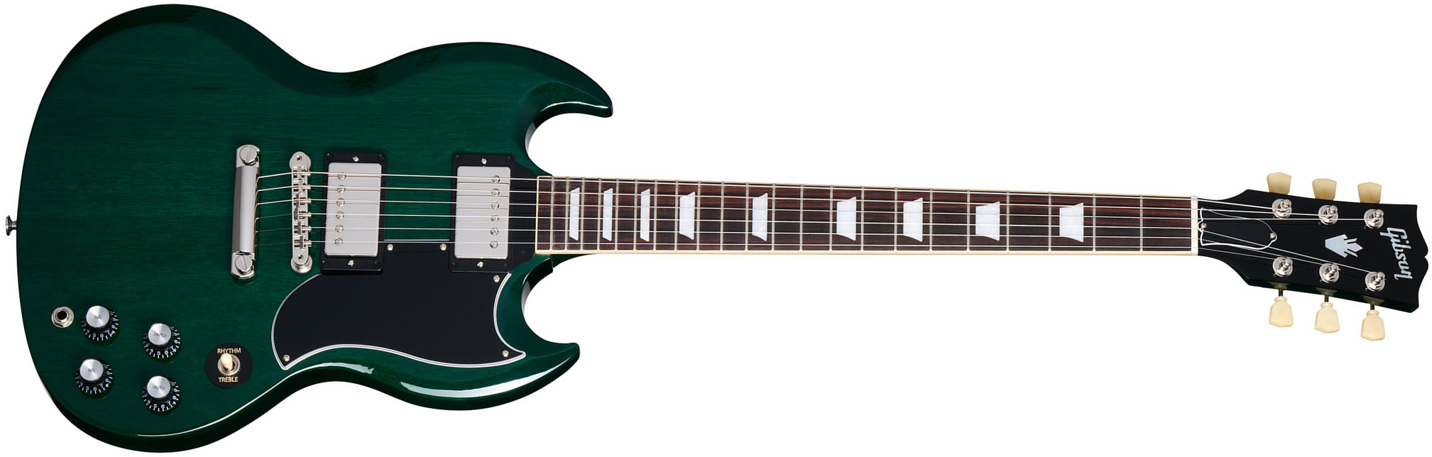 Gibson Sg Standard 1961 Custom Color 2h Ht Rw - Translucent Teal - Guitarra eléctrica de doble corte. - Main picture