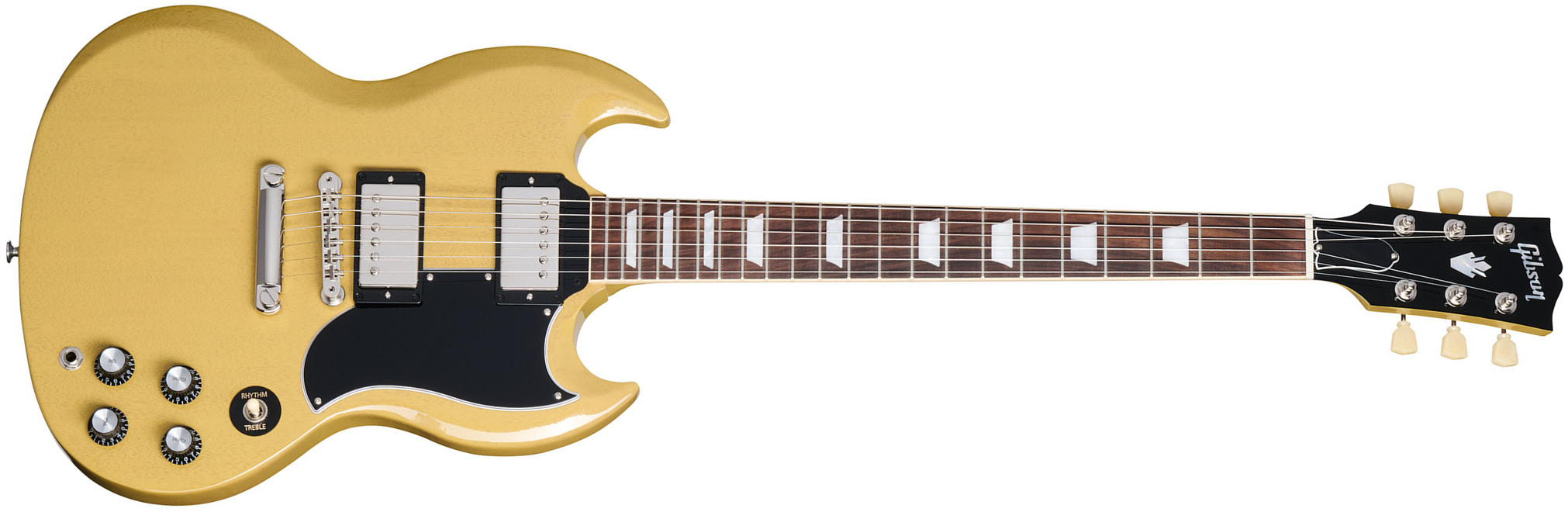 Gibson Sg Standard 1961 Custom Color 2h Ht Rw - Tv Yellow - Guitarra eléctrica de doble corte. - Main picture