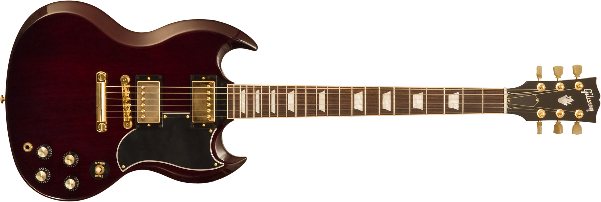 Gibson Sg Standard 1961 Gh Original 2h Ht Rw - Aged Cherry - Double cut gitaar - Main picture