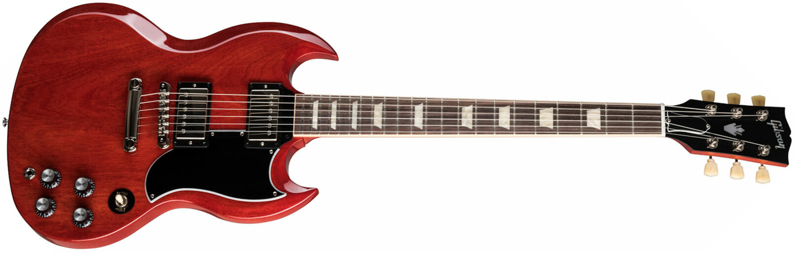 Gibson Sg Standard '61 2h Ht Rw - Vintage Cherry - Retro-rock elektrische gitaar - Main picture