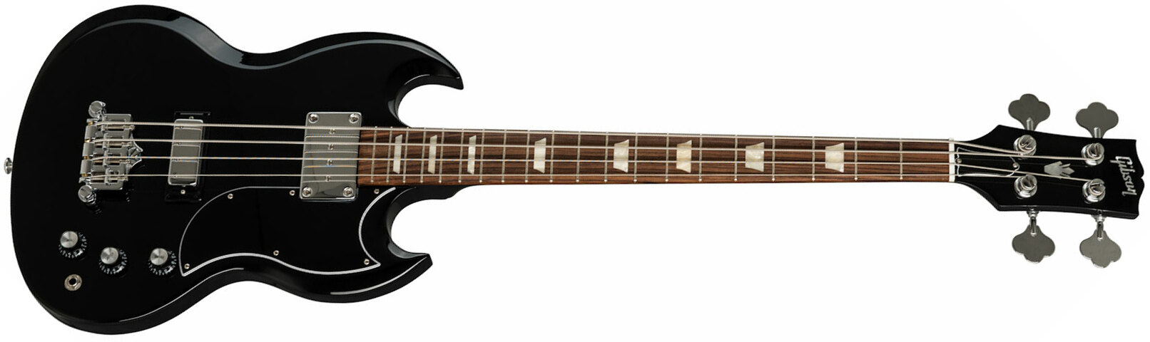 Gibson Sg Standard Bass Original Short Scale Rw - Ebony - Solid body elektrische bas - Main picture