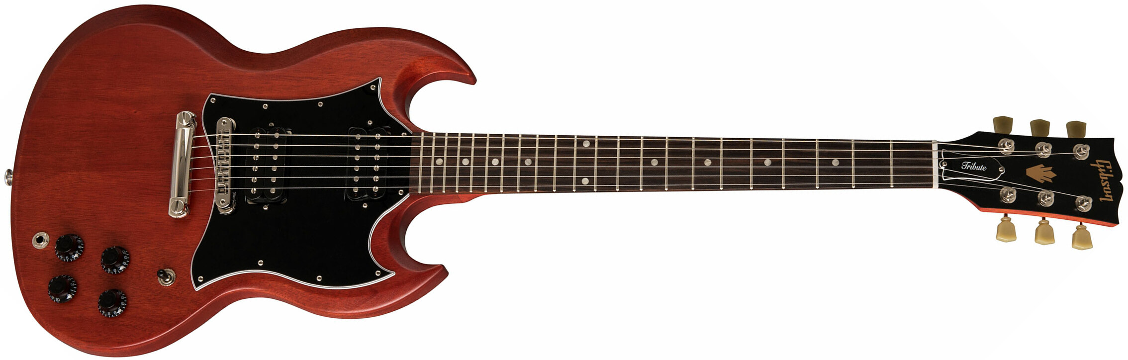 Gibson Sg Standard Tribute - Vintage Cherry Satin - Guitarra eléctrica de doble corte. - Main picture