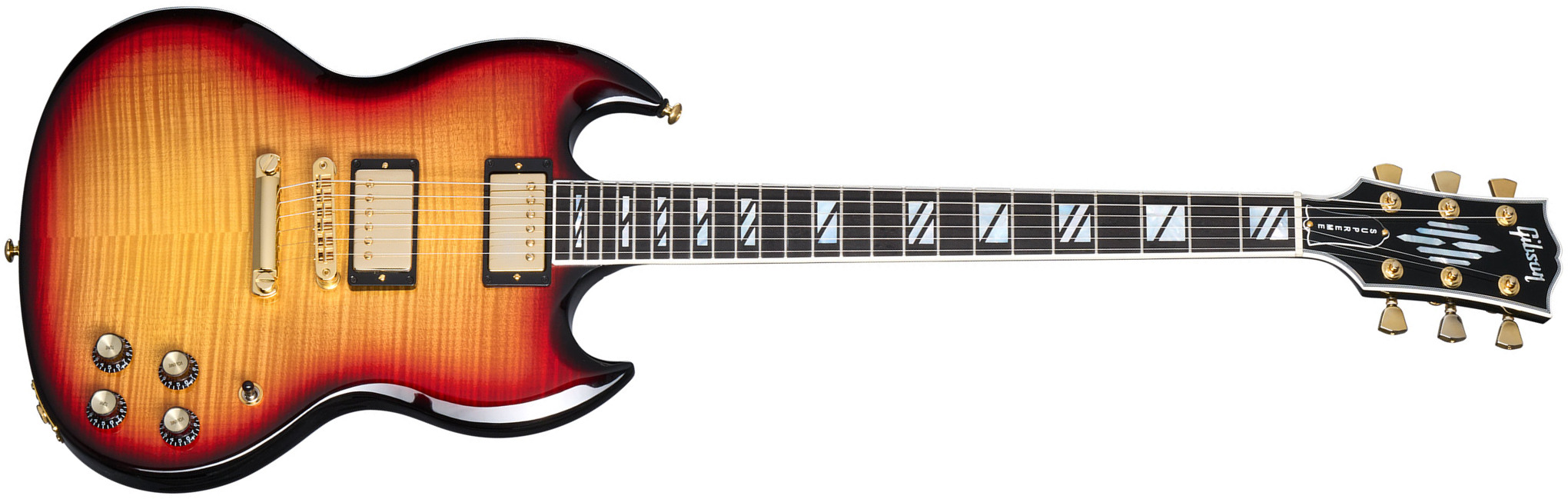 Gibson Sg Supreme Usa 2h Ht Rw - Fireburst - Guitarra eléctrica de doble corte. - Main picture