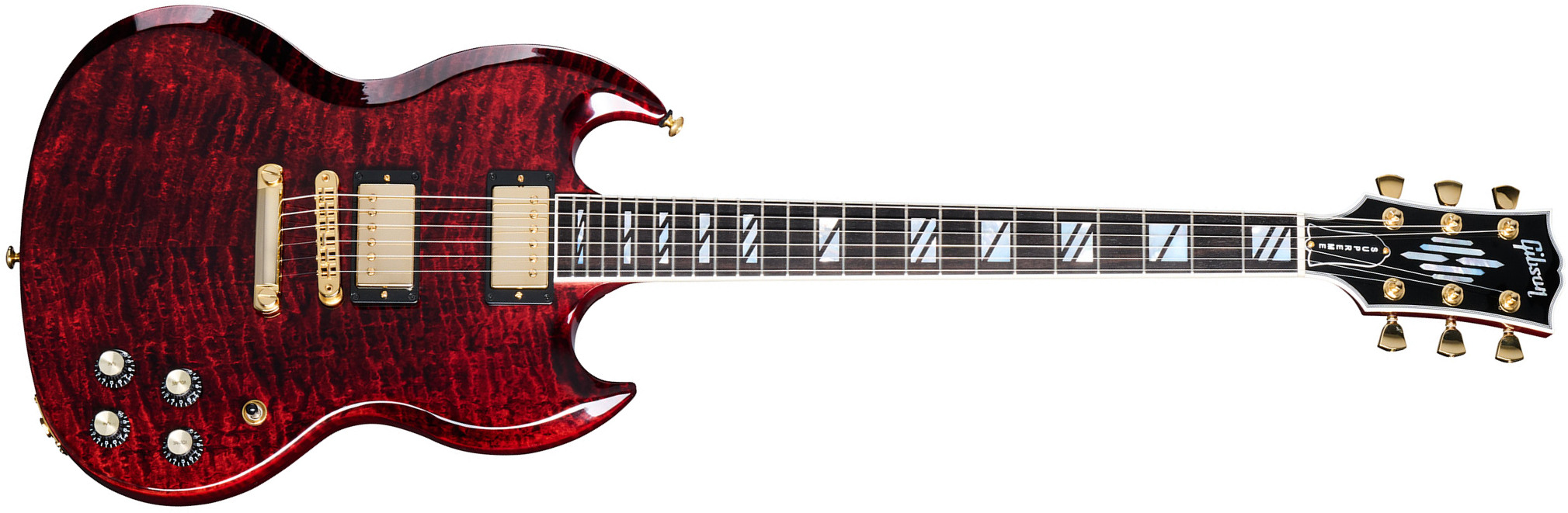 Gibson Sg Supreme Usa 2h Ht Rw - Wine Red - Guitarra eléctrica de doble corte. - Main picture