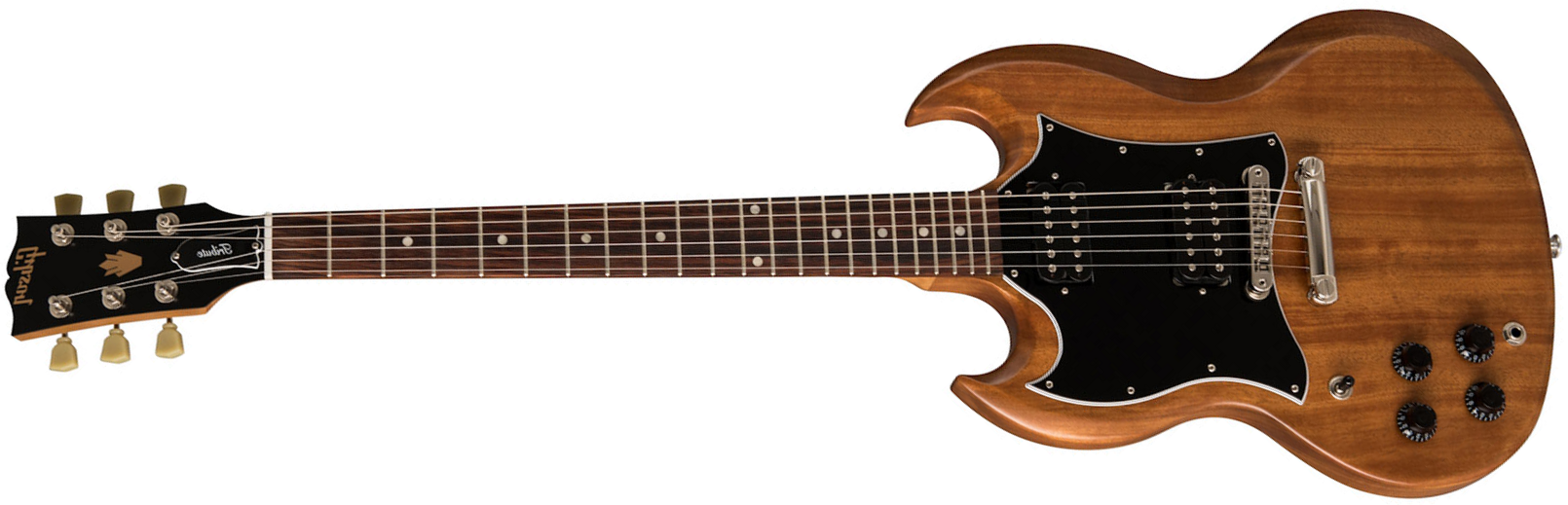 Gibson Sg Tribute Lh Modern Gaucher 2h Ht Rw - Natural Walnut - Linkshandige elektrische gitaar - Main picture