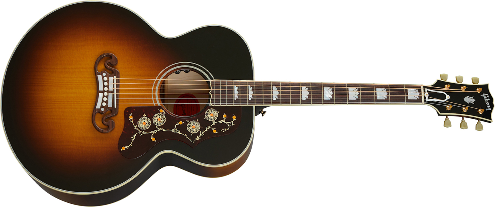 Gibson Sj-200 Original 2020 Super Jumbo Epicea Erable Rw - Vintage Sunburst - Elektro-akoestische gitaar - Main picture