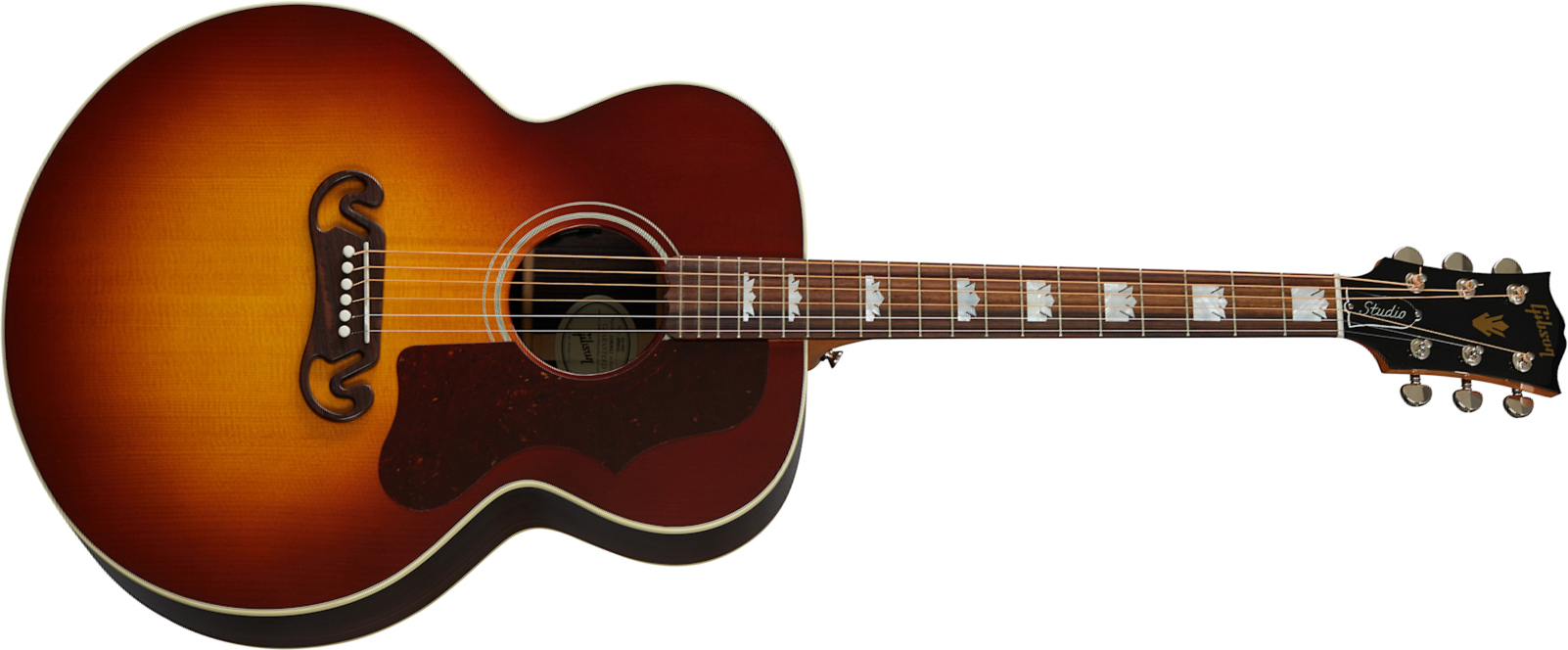 Gibson Sj-200 Studio Rosewood 2020 Super Jumbo Epicea Palissandre Rw - Burst - Elektro-akoestische gitaar - Main picture