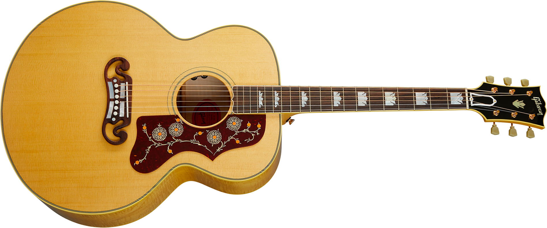 Gibson Sj200 Original (baggs Hifi Dna) Jumbo Epicea Erable Rw - Antique Natural - Folk gitaar - Main picture