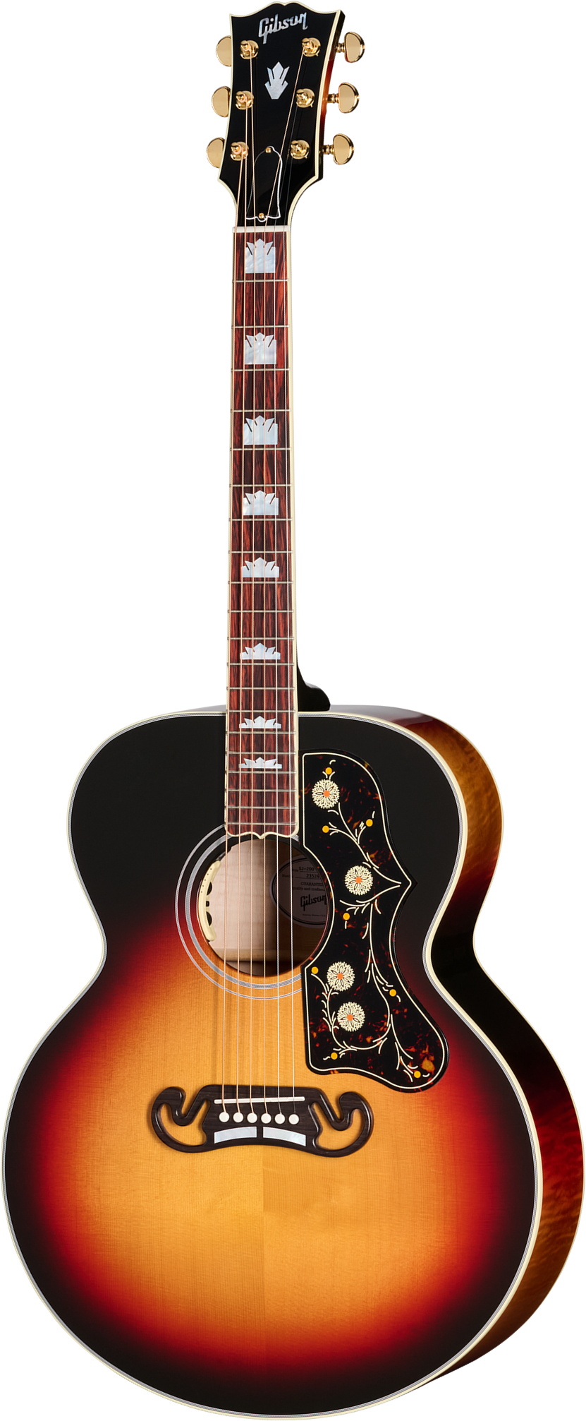 Gibson Sj200 Standard Modern Super Jumbo Epicea Erable Rw - Tri Burst - Volksgitaar - Main picture