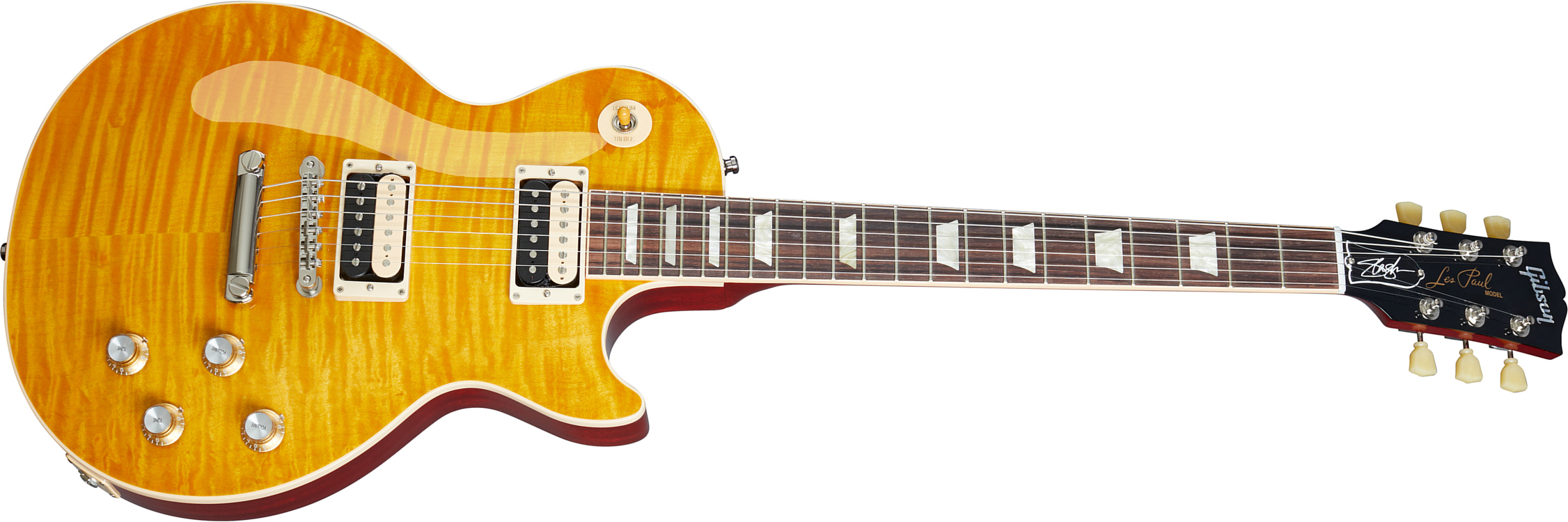 Gibson Slash Les Paul Standard 50's 2020 Original Signature 2h Ht Rw - Appetite Amber - Enkel gesneden elektrische gitaar - Main picture