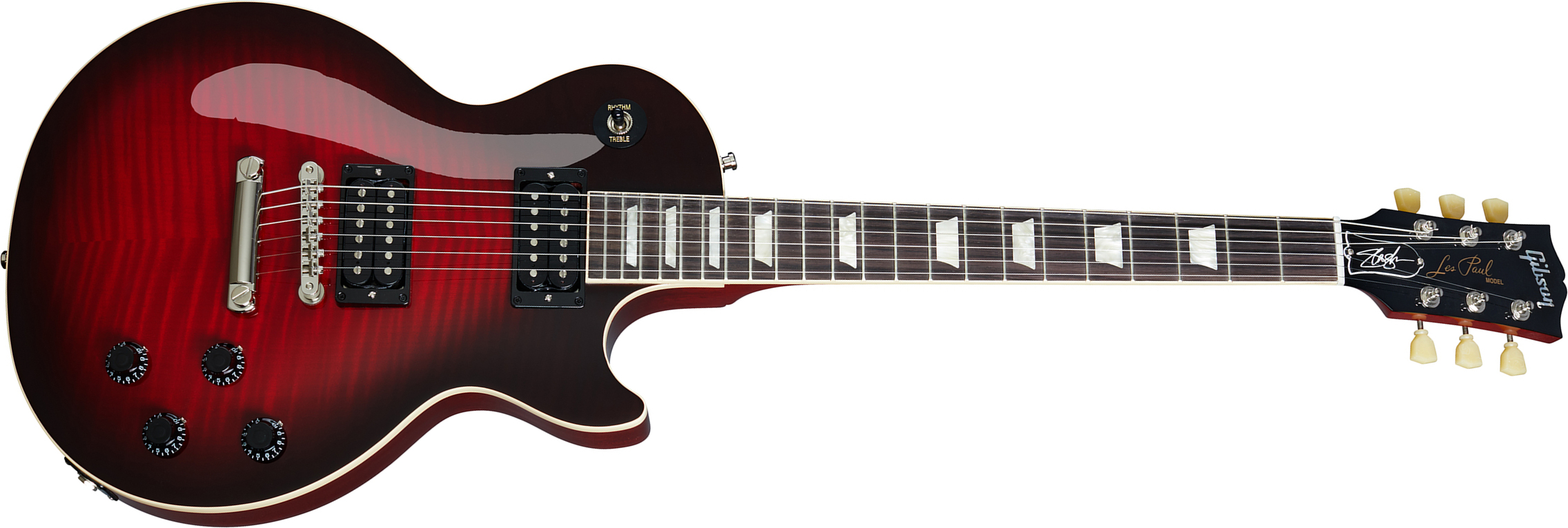 Gibson Slash Les Paul Standard 50's 2020 Original Signature 2h Ht Rw - Vermillion Burst - Enkel gesneden elektrische gitaar - Main picture