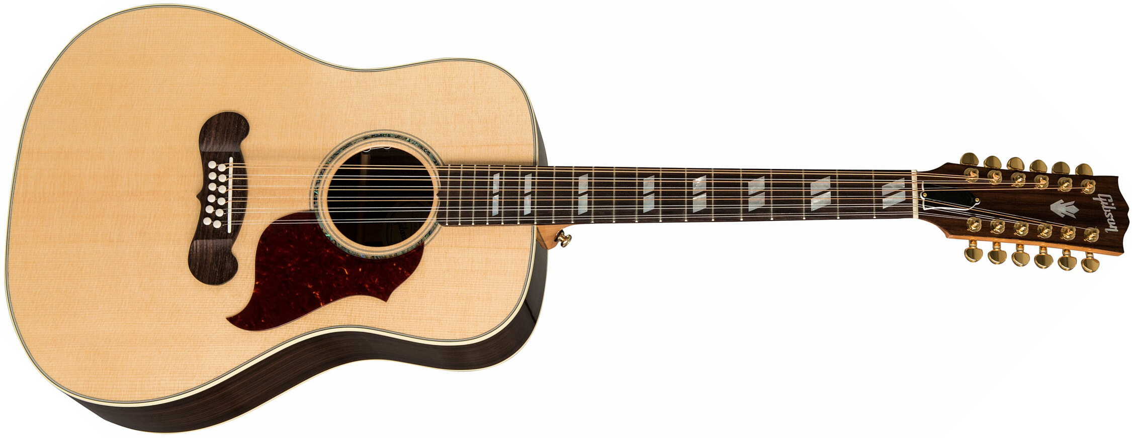 Gibson Songwriter 12-string 2019 Dreadnought 12-cordes Epicea Palissandre Rw - Antique Natural - Westerngitaar & electro - Main picture