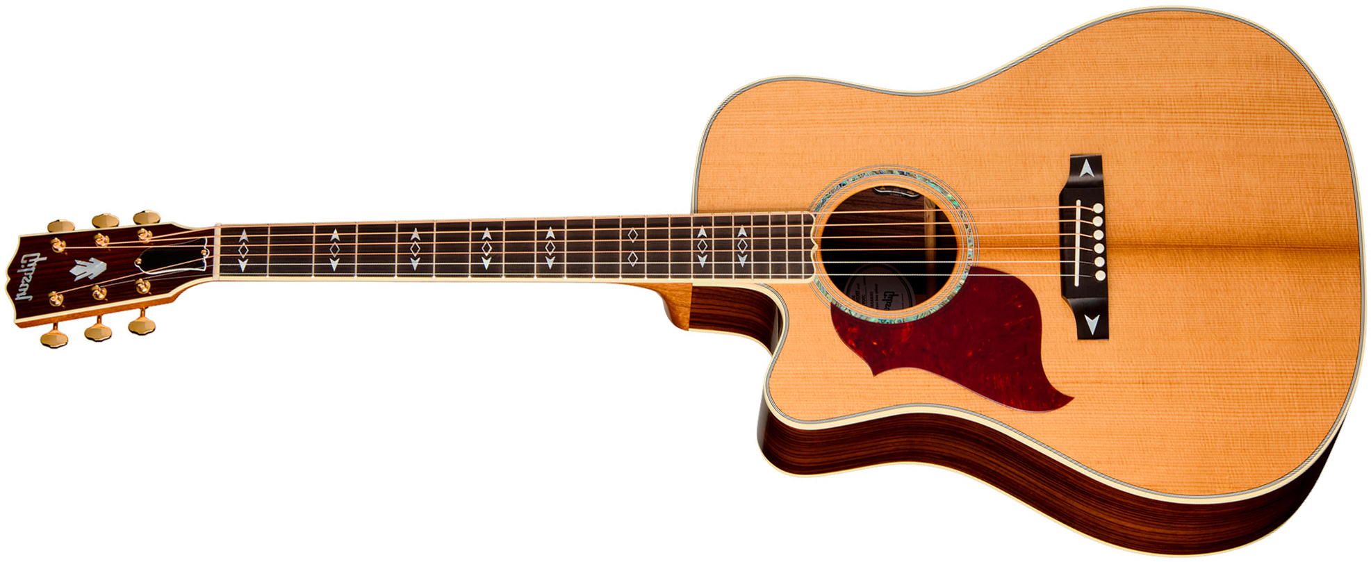 Gibson Songwriter Recording Artist Lh (baggs Hifi Dna) Dreadnought Cw Gaucher Epicea Palissandre Eb - Antique Natural - Folk gitaar - Main picture