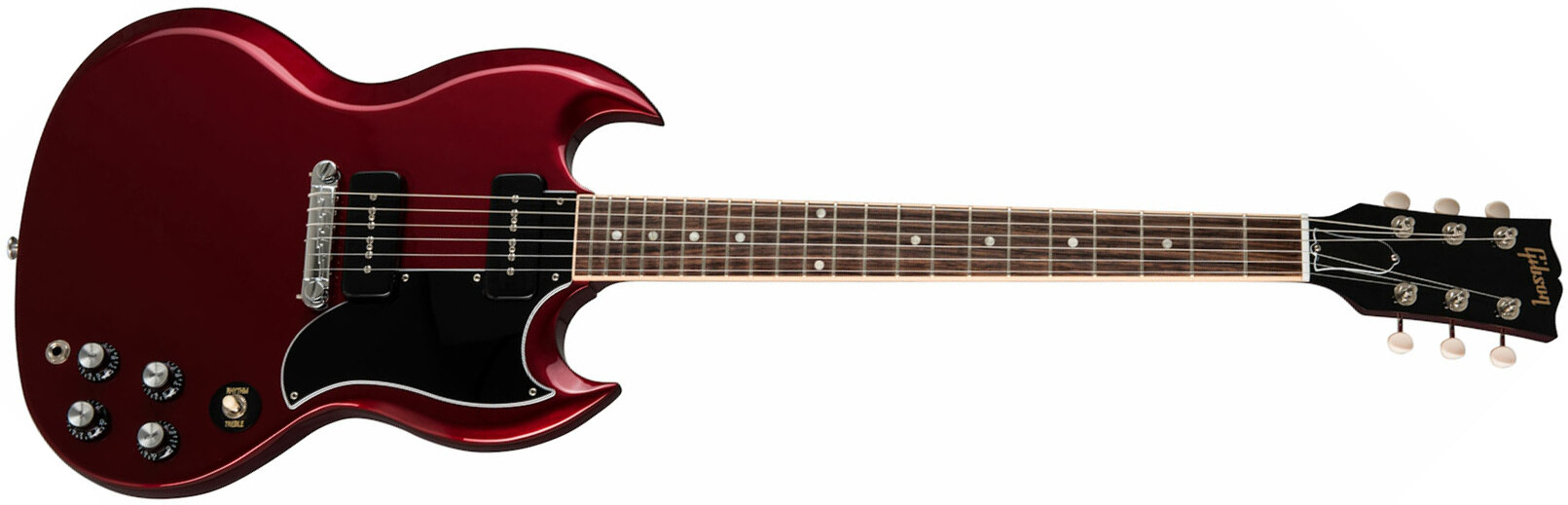 Gibson Sp Special Original 2p90 Ht Rw - Vintage Sparkling Burgundy - Retro-rock elektrische gitaar - Main picture