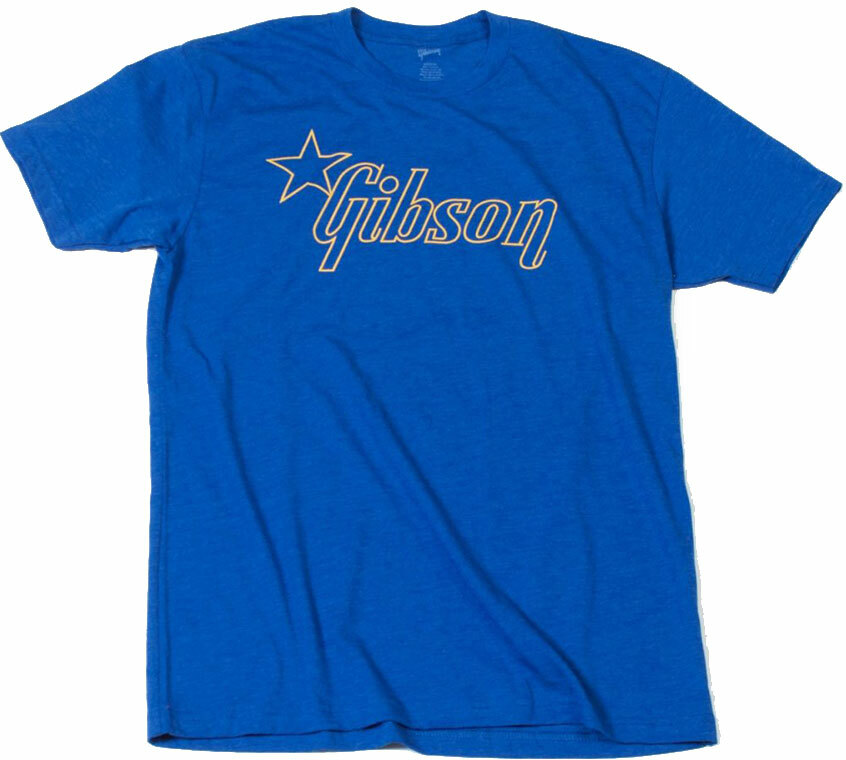 Gibson Star Logo T Large Blue - L - T-shirt - Main picture