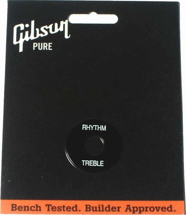 Gibson Switchwasher Black Avec Imprime Blanc - Keuzeschakelaar plaat - Main picture