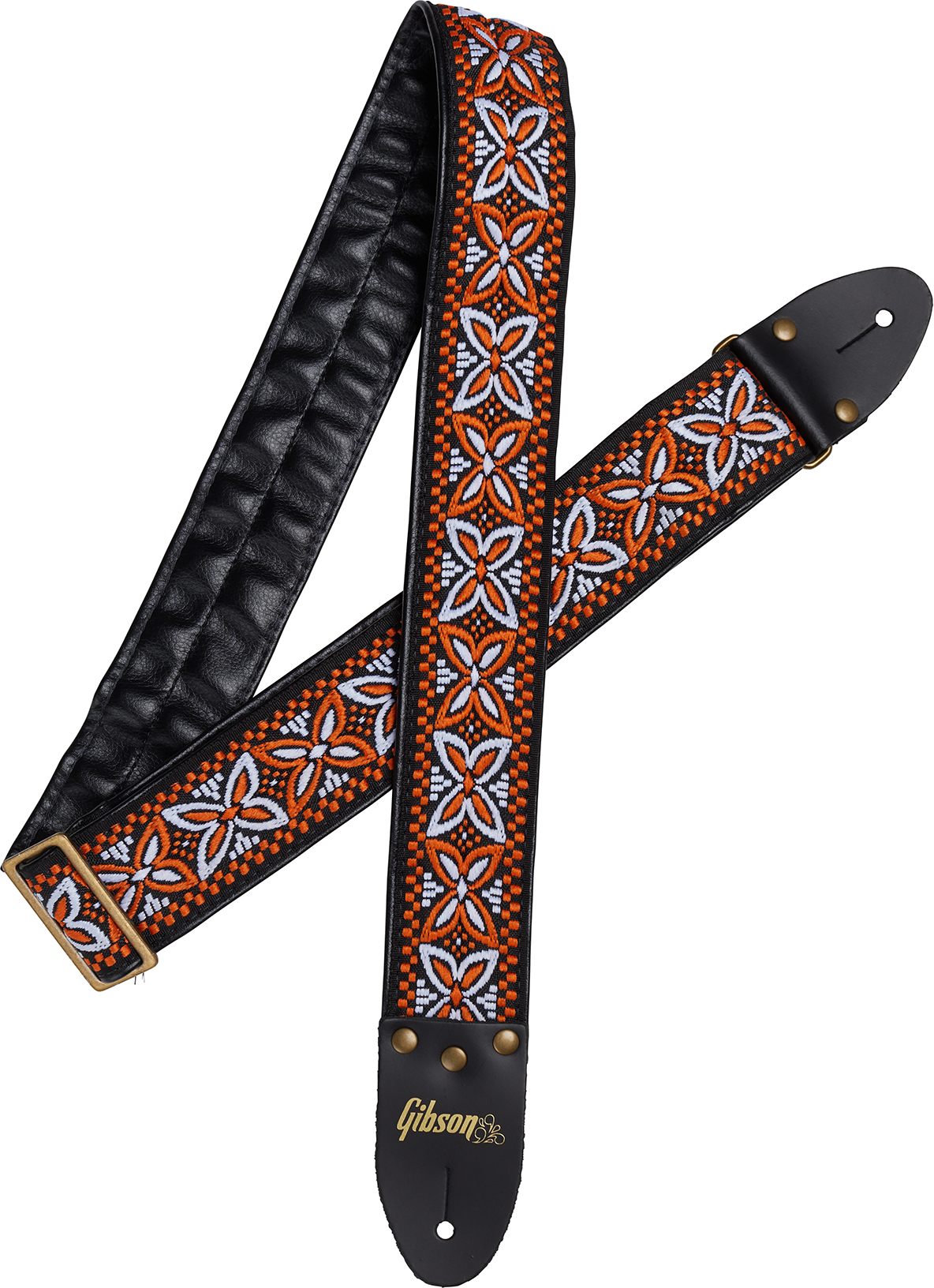 Gibson The Orange Lily Guitar Strap Nylon - Gitaarriem - Main picture