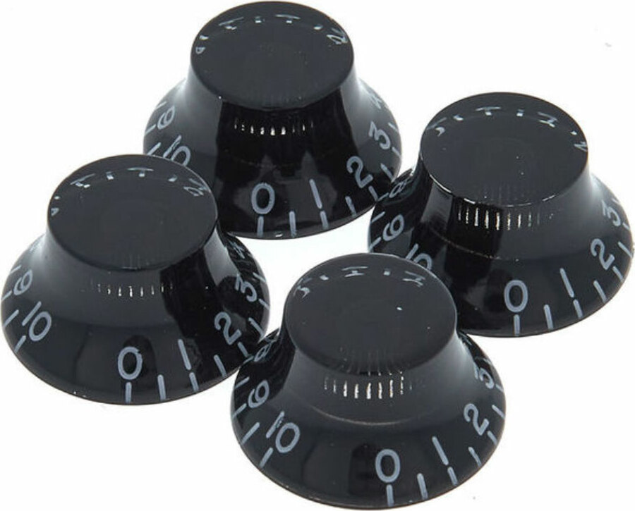 Gibson Top Hat Knobs 4-pack Black - Draaiknop - Main picture